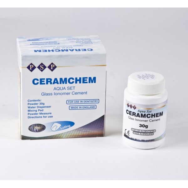 Κονία μόνιμης συγκόλλησης PSP Ceramchem για γέφυρες - κορώνες - ουδέτερο στρώμα 30gr