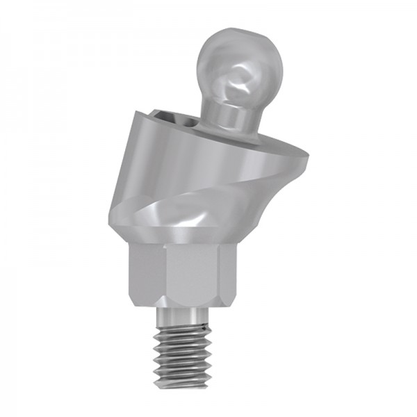 Ball Attachment MIS για επένθετες οδοντοστοιχίες με κλίση 15°