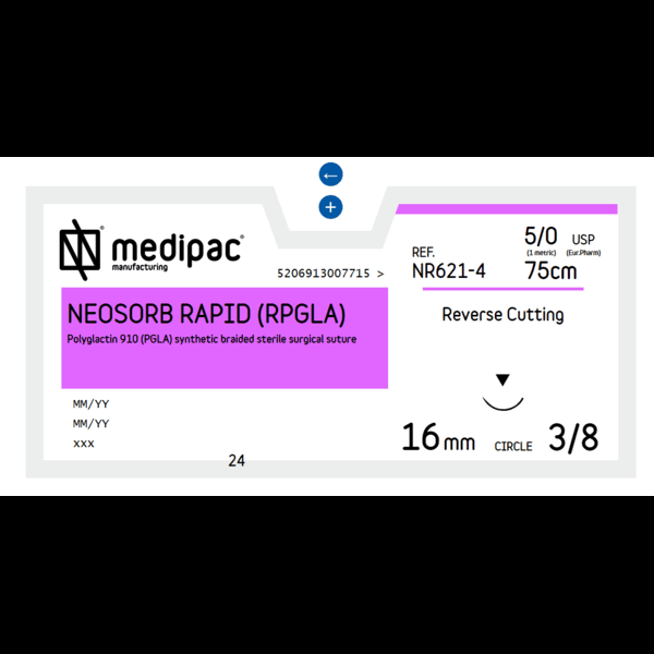 Απορροφήσιμα ράμματα MEDIPAC Neosorb Rapid NR621-4