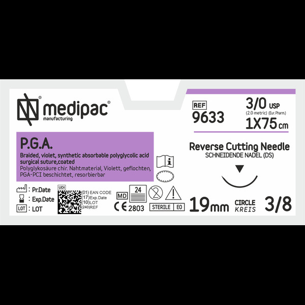 Απορροφήσιμα ράμματα MEDIPAC P.G.A. 9633