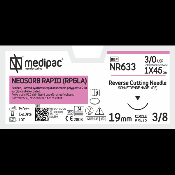 Απορροφήσιμα ράμματα MEDIPAC Neosorb Rapid NR633